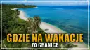 Rajska plaża z palmami i turkusową wodą. Idealne miejsce, gdzie jest ciepło w maju na zagraniczne wakacje.