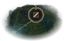 Mapa gry League of Legends z logo gry.
