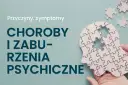 Głowa z puzzli, z brakującymi elementami, symbolizuje, co to jest choroba psychiczna: przyczyny i objawy.