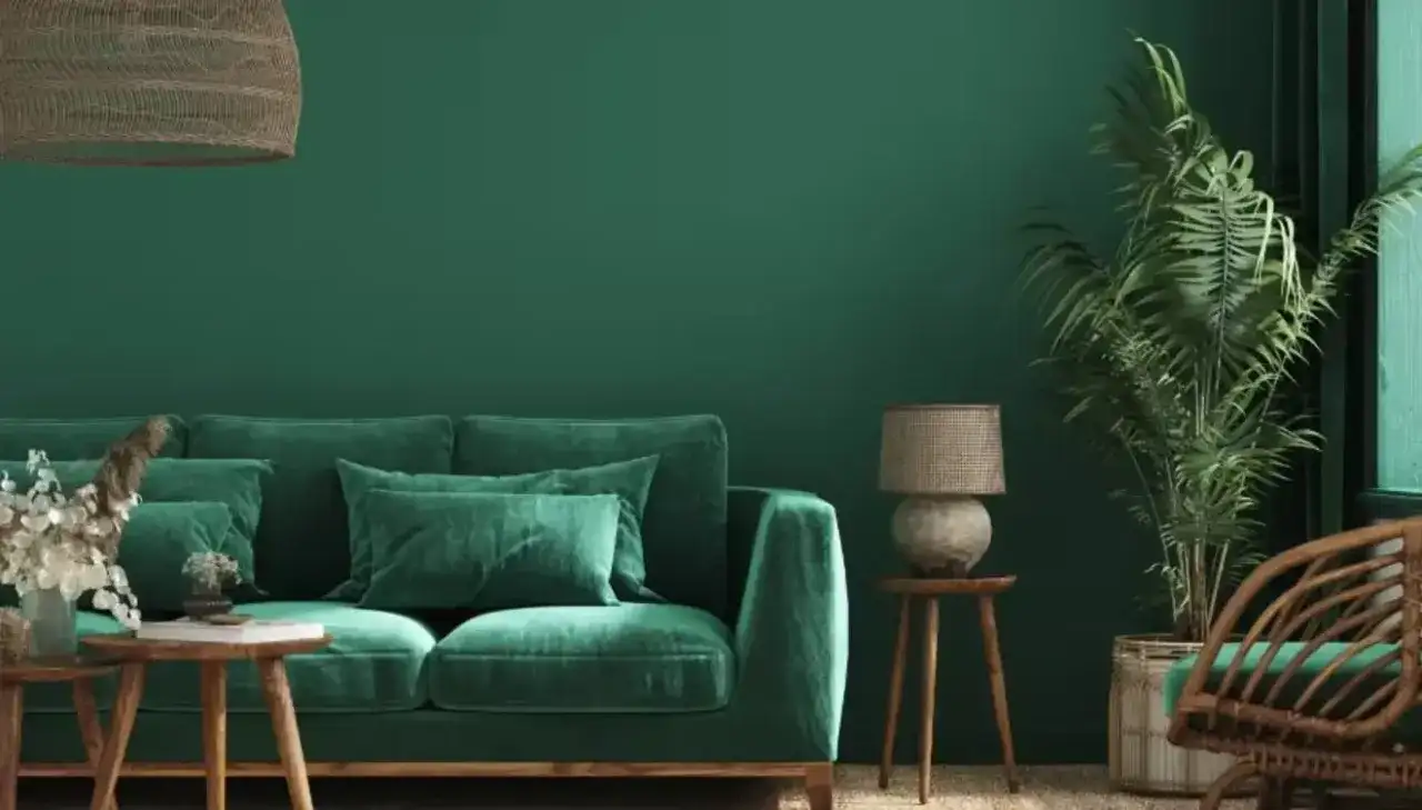Jakie meble do zielonej kanapy - stwórz harmonijne wnętrze