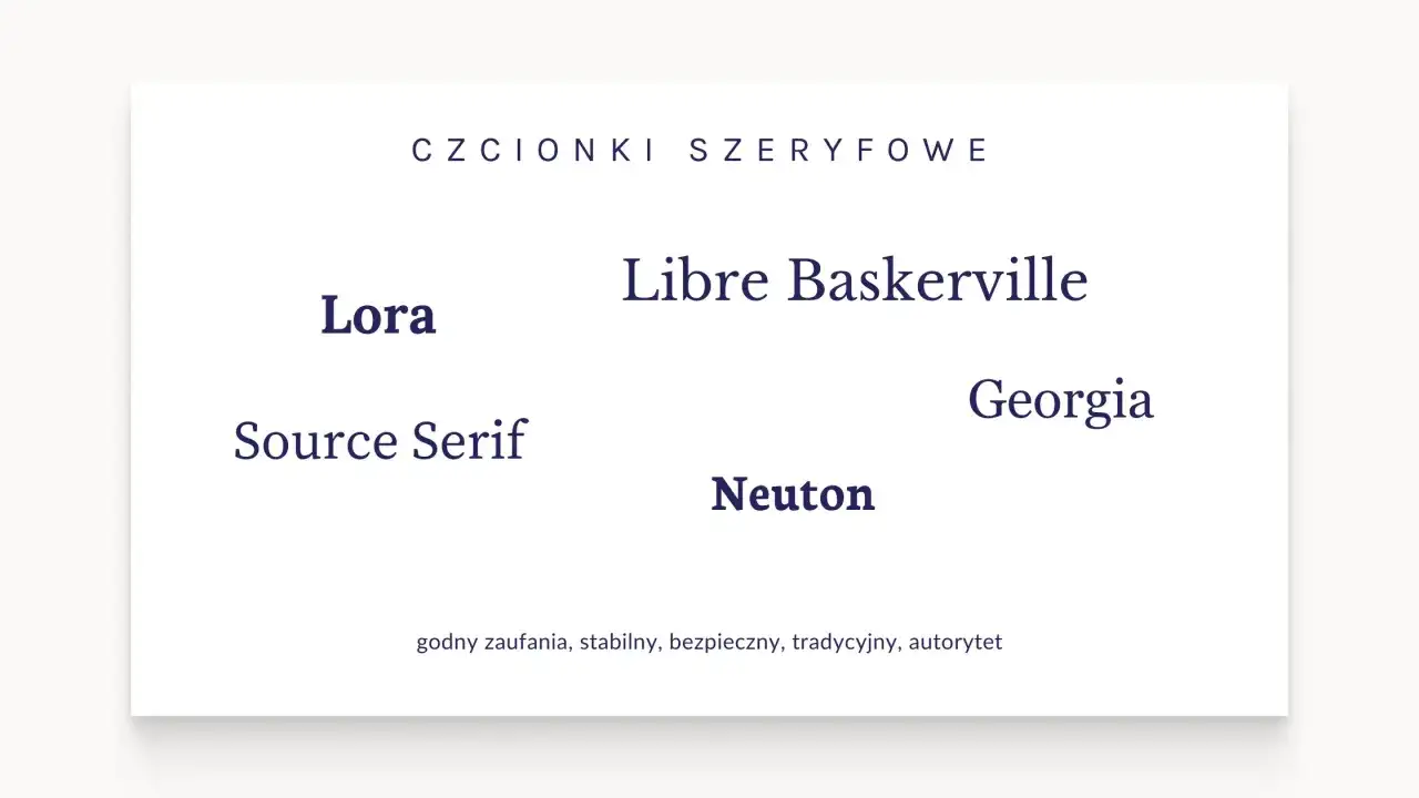 Szeryfy: Jak wybrać font, by tekst był czytelny i elegancki?