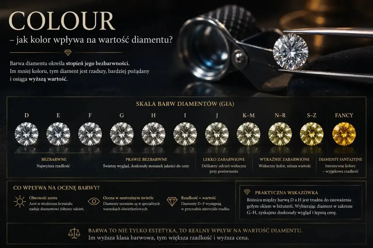 Diamentowy odcień w biżuterii - Co to znaczy? Poradnik