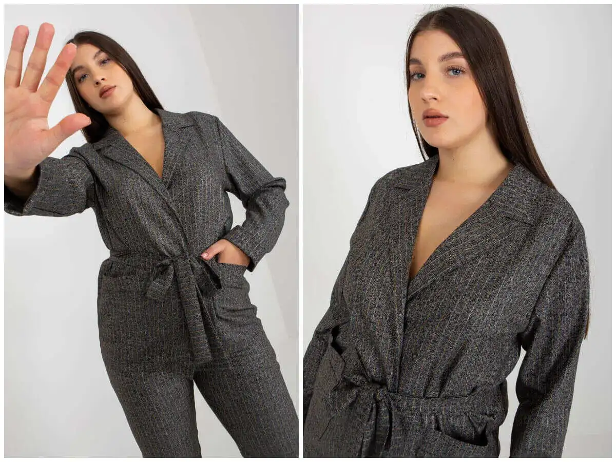 Eleganckie garnitury damskie plus size: Przewodnik po stylu i krojach