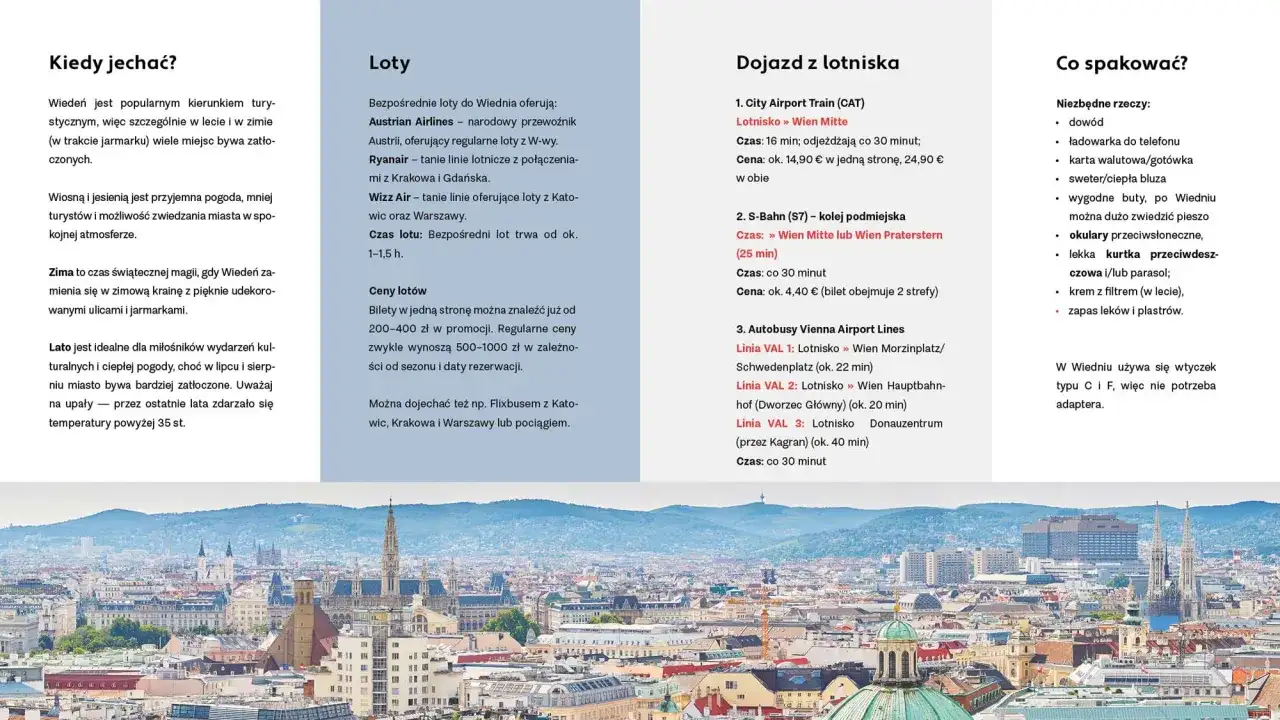 Stolica Austrii - Wiedeń. Przewodnik i plan zwiedzania