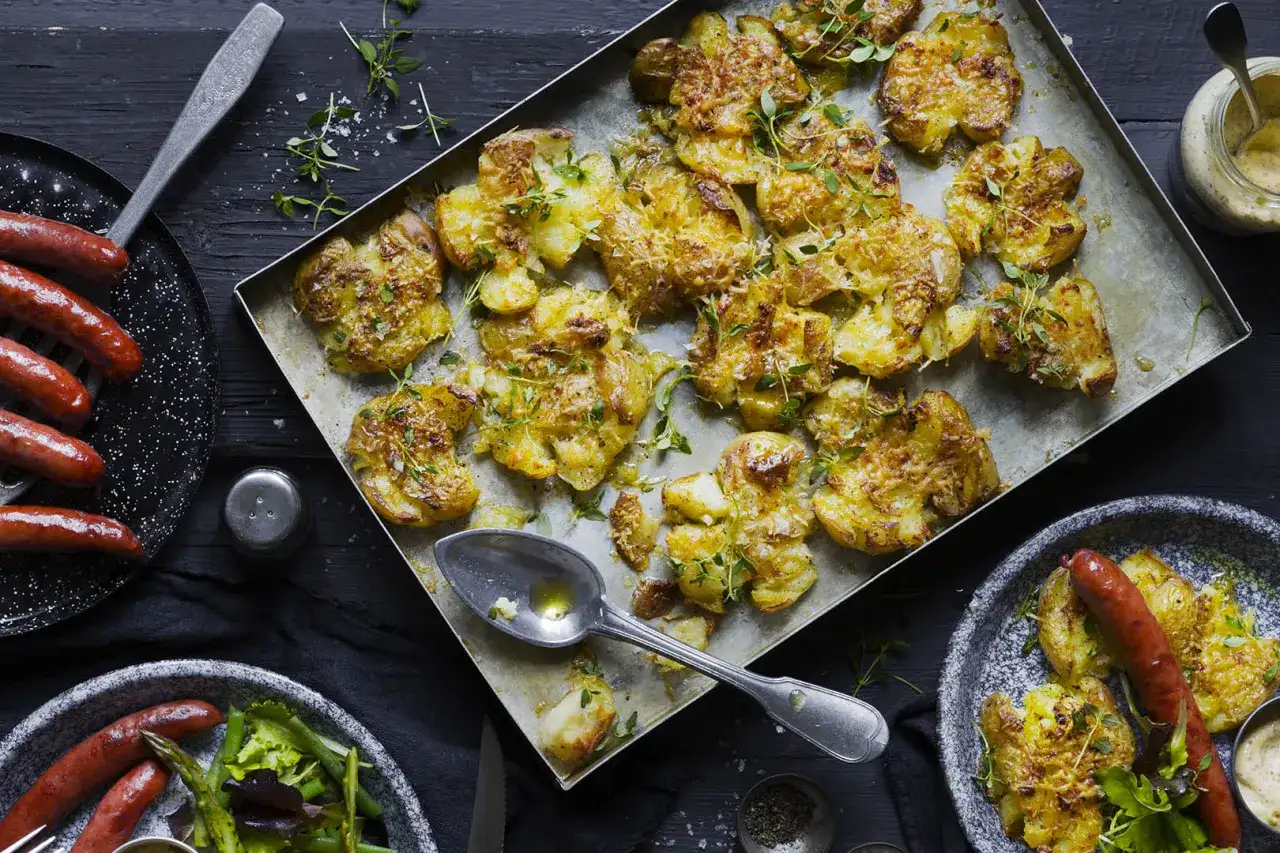 Krossad potatis i ugn - Så lyckas du med krispiga kanter