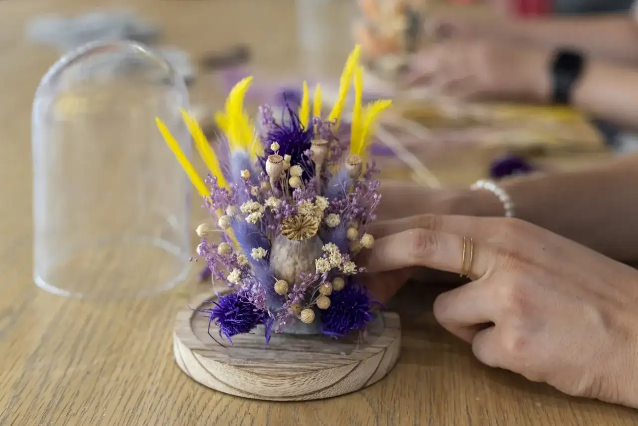 Atelier fleurs séchées - choisir son projet et le réussir