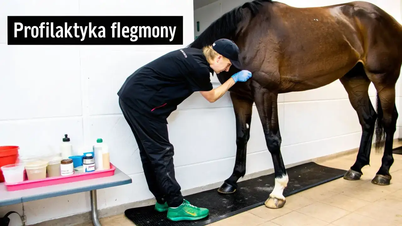 Flegmona u koni - jak rozpoznać i szybko zareagować?