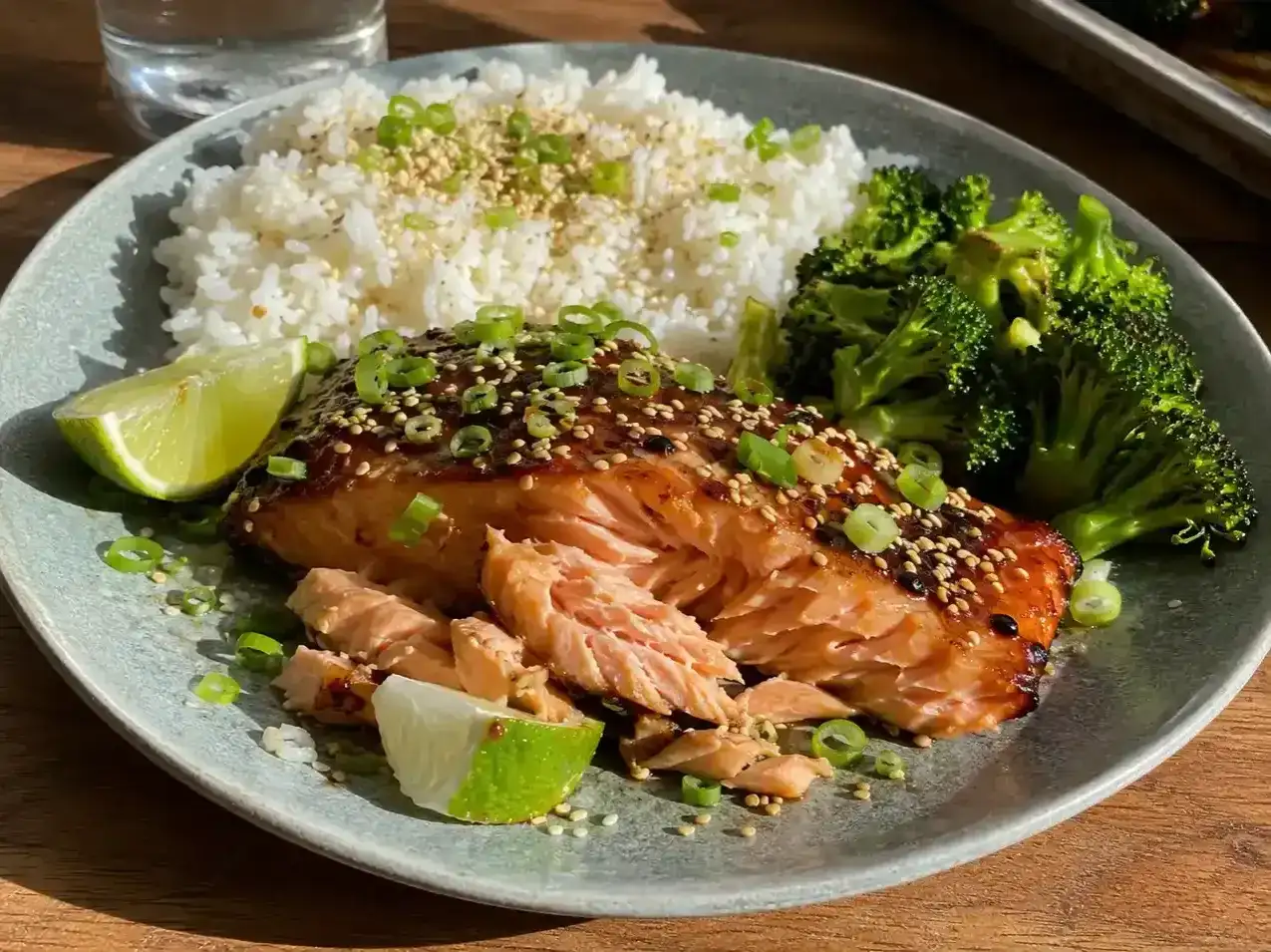 Asiatisk lax i ugn - så får du den saftig