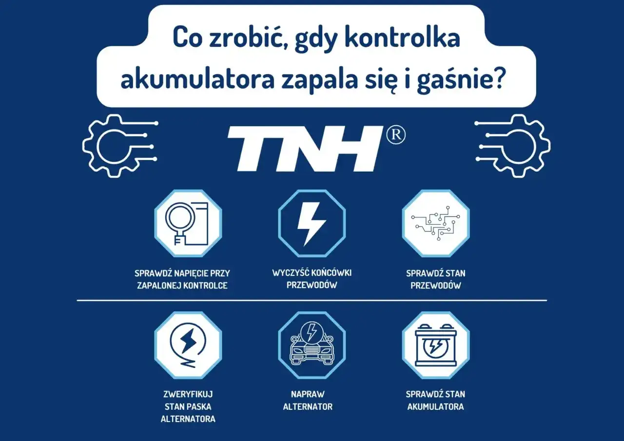 Kontrolka alternatora - Co robić, gdy się zapali?
