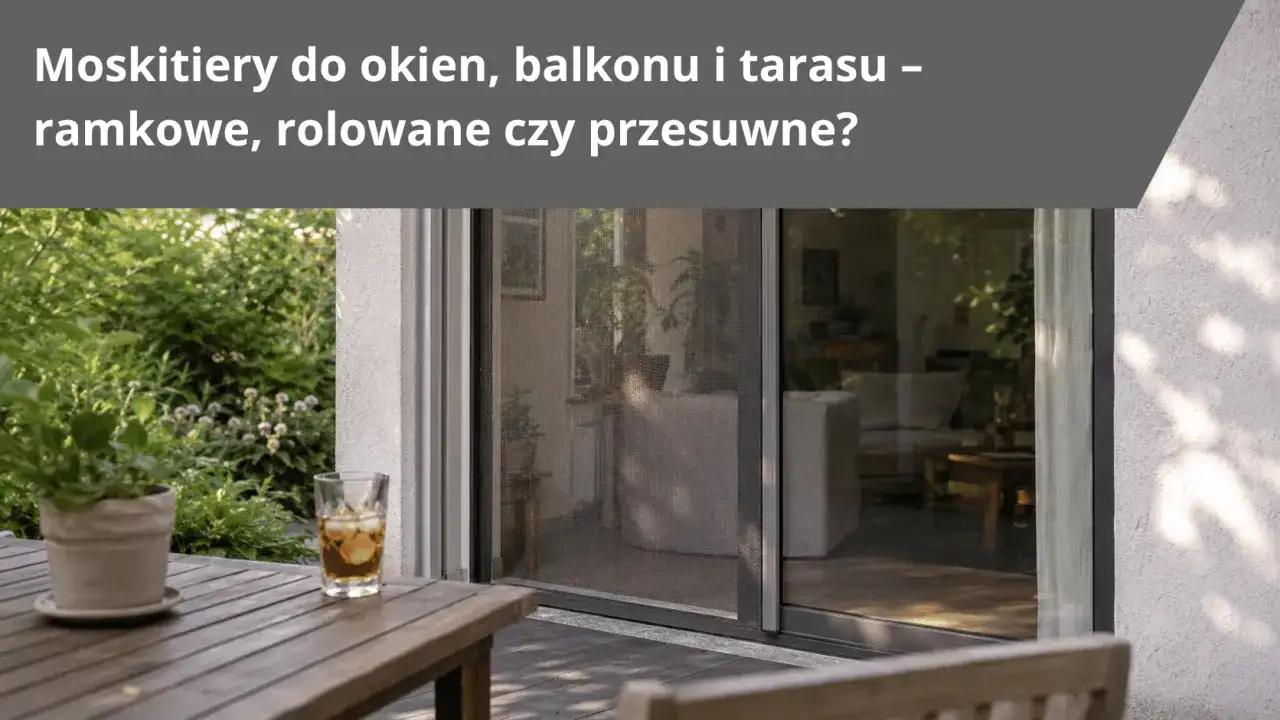 Moskitiera do okna, balkonu i tarasu - jak wybrać?