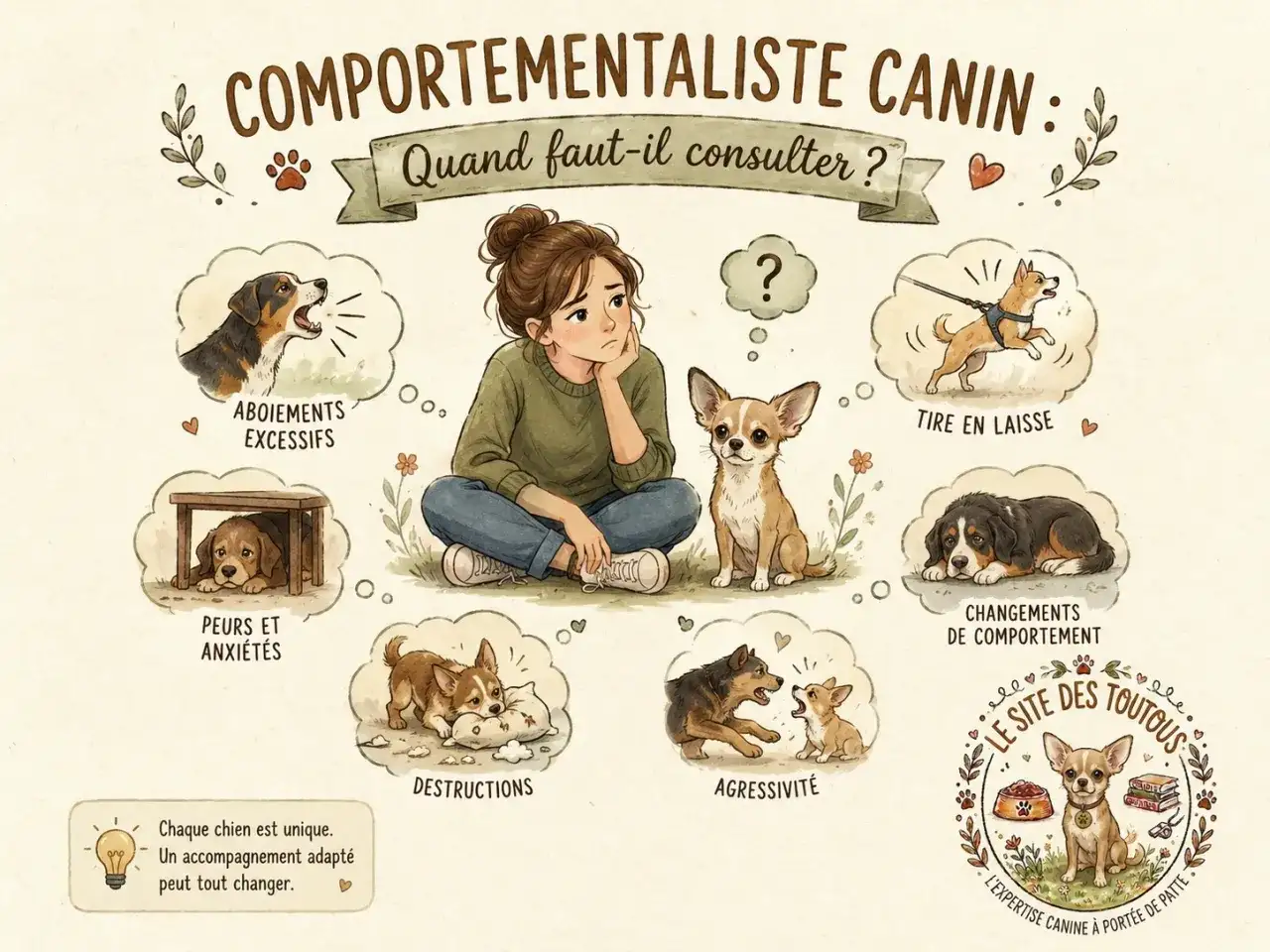 Comportementaliste canin - Quand consulter et pourquoi ?