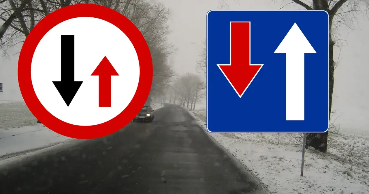 Znak B-31 i D-5 - pierwszeństwo z przeciwka - jak je rozróżnić?