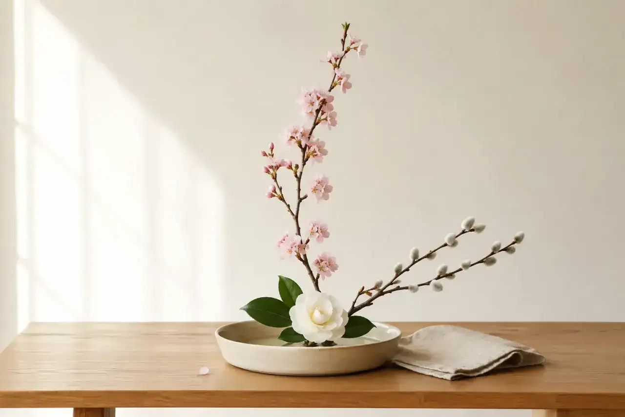 Ikebana w ogrodzie - jak stworzyć lekką kompozycję?