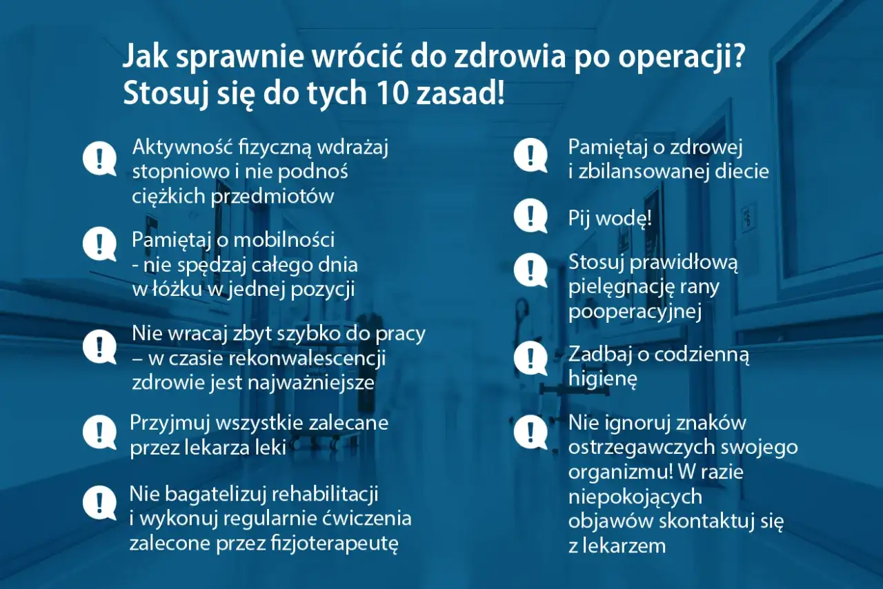 Rana pooperacyjna - Gojenie, pielęgnacja i kiedy do lekarza?