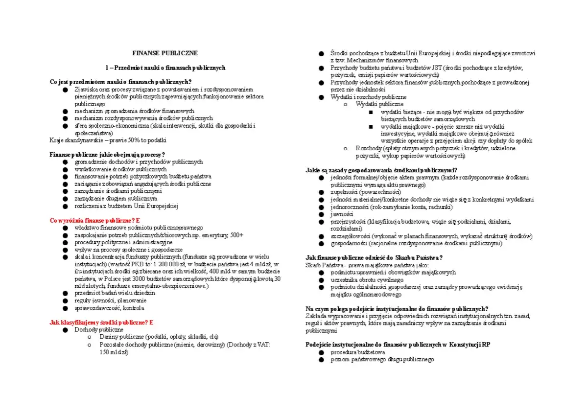 Daniny publiczne - jak je rozumieć i zarządzać budżetem?