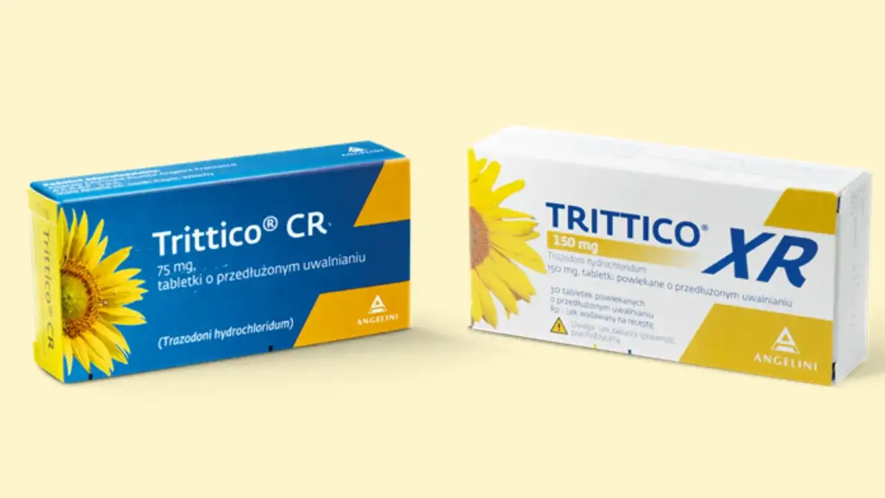 Trittico CR - Jak działa trazodon? Dawkowanie, skutki, interakcje