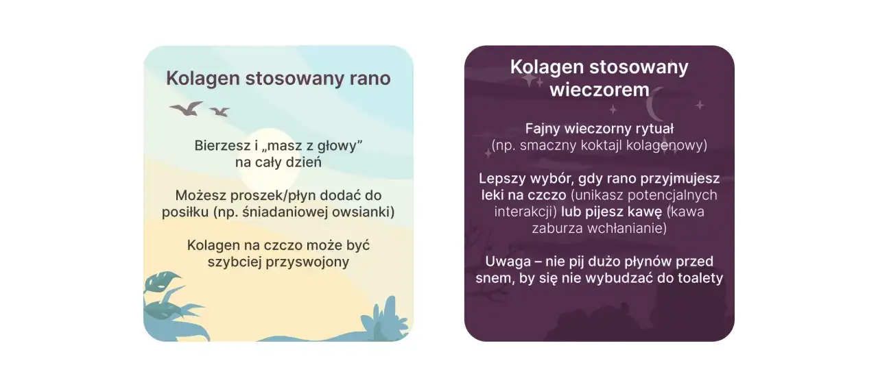 Kiedy pić kolagen? Rano, wieczorem czy po treningu
