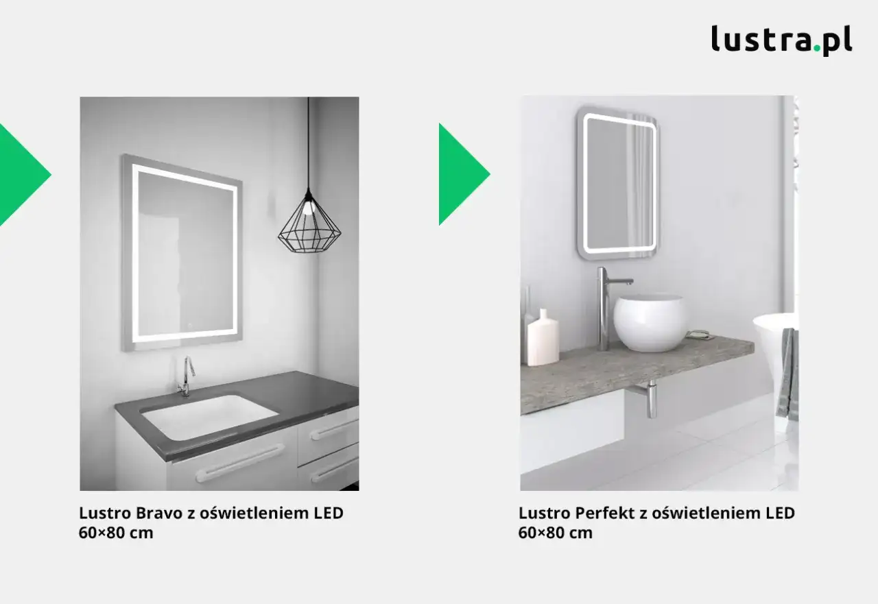 Lustro LED w czarnej ramie: wybierz idealne porady i inspiracje