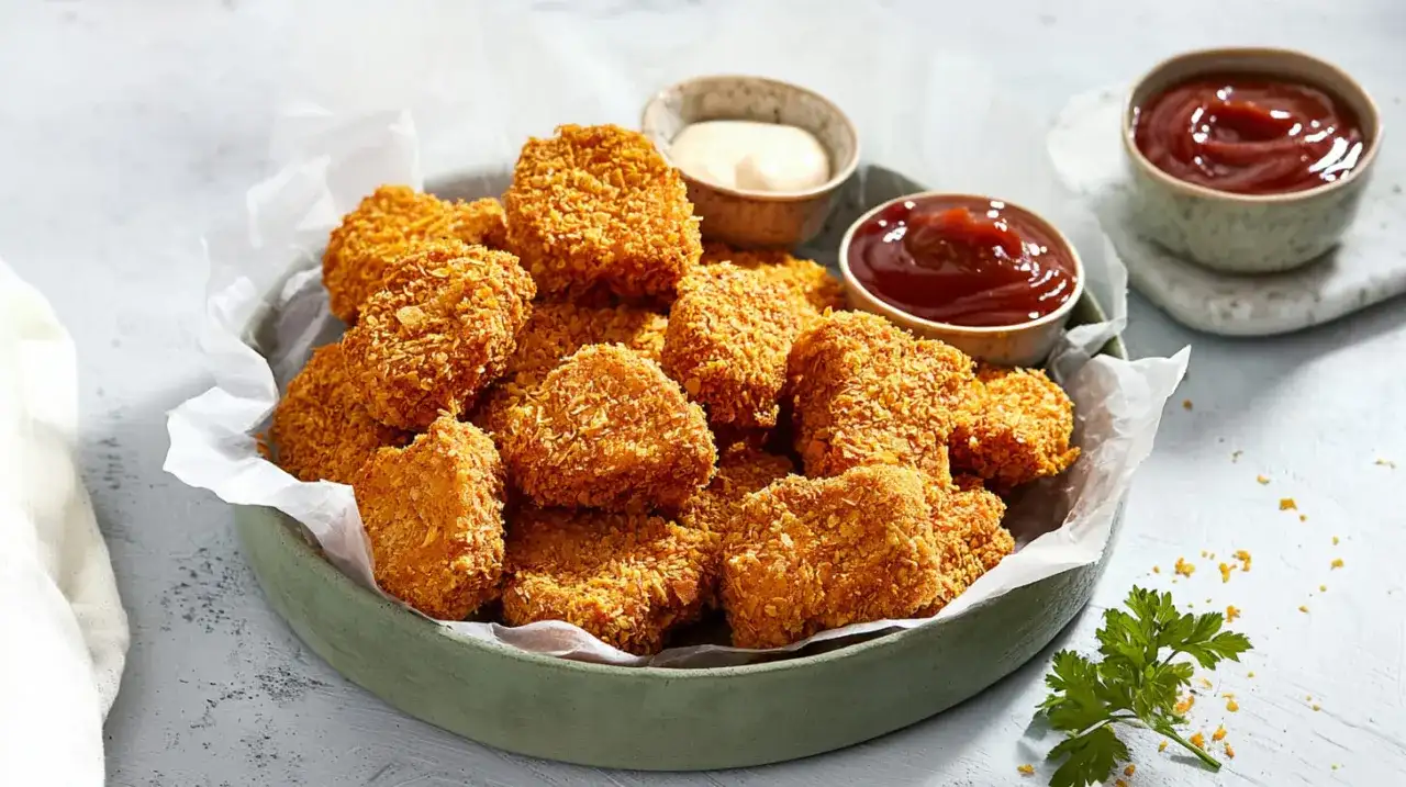 Pieczone nuggetsy z kurczaka - chrupiące bez smażenia