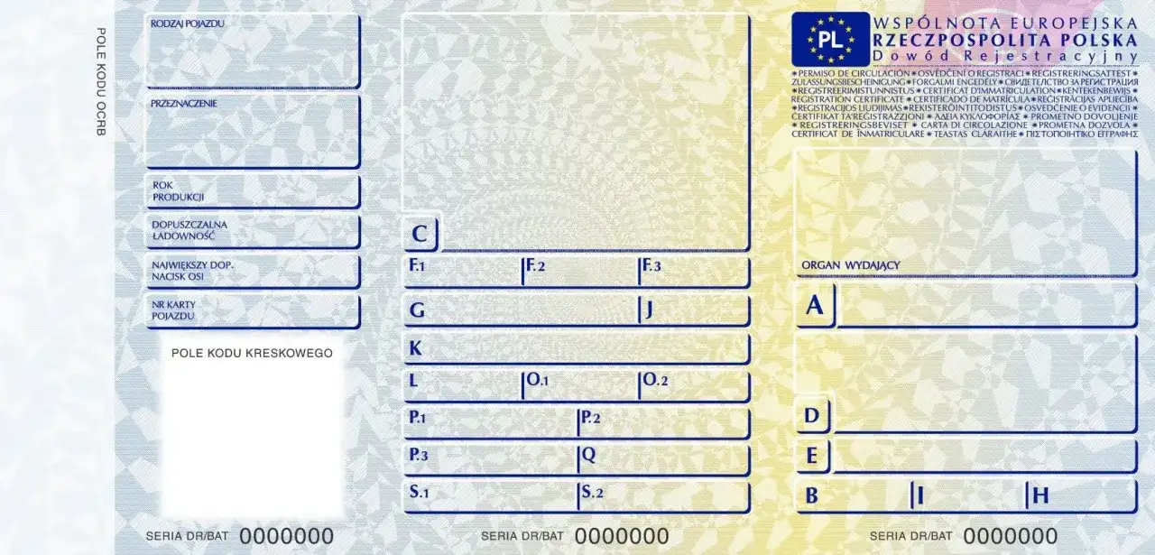 Dowód rejestracyjny - jak czytać pola i nie pomylić danych