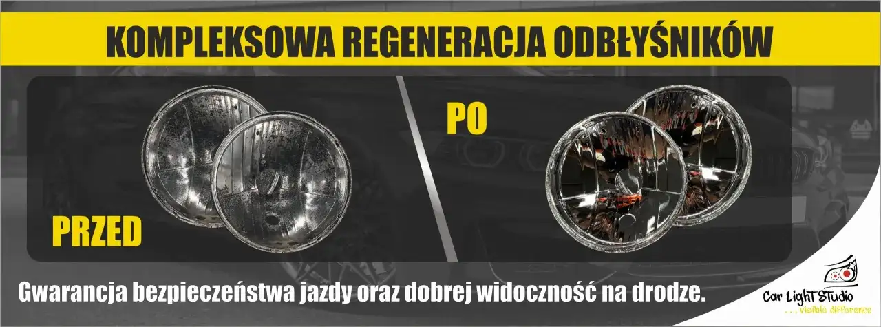 Odbłyśnik reflektora - regeneracja czy wymiana? Zadbaj o światła!