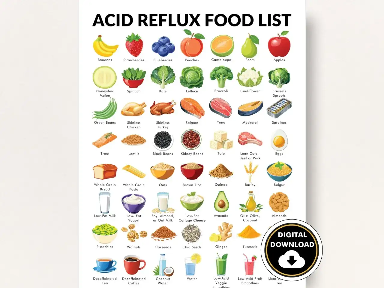 Alimentation anti-acide : que manger pour apaiser le reflux ?