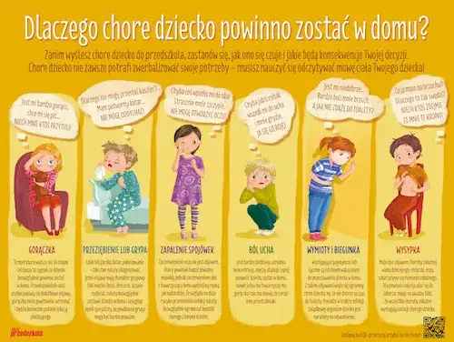 Katar u przedszkolaka: Kiedy do przedszkola, a kiedy do domu?