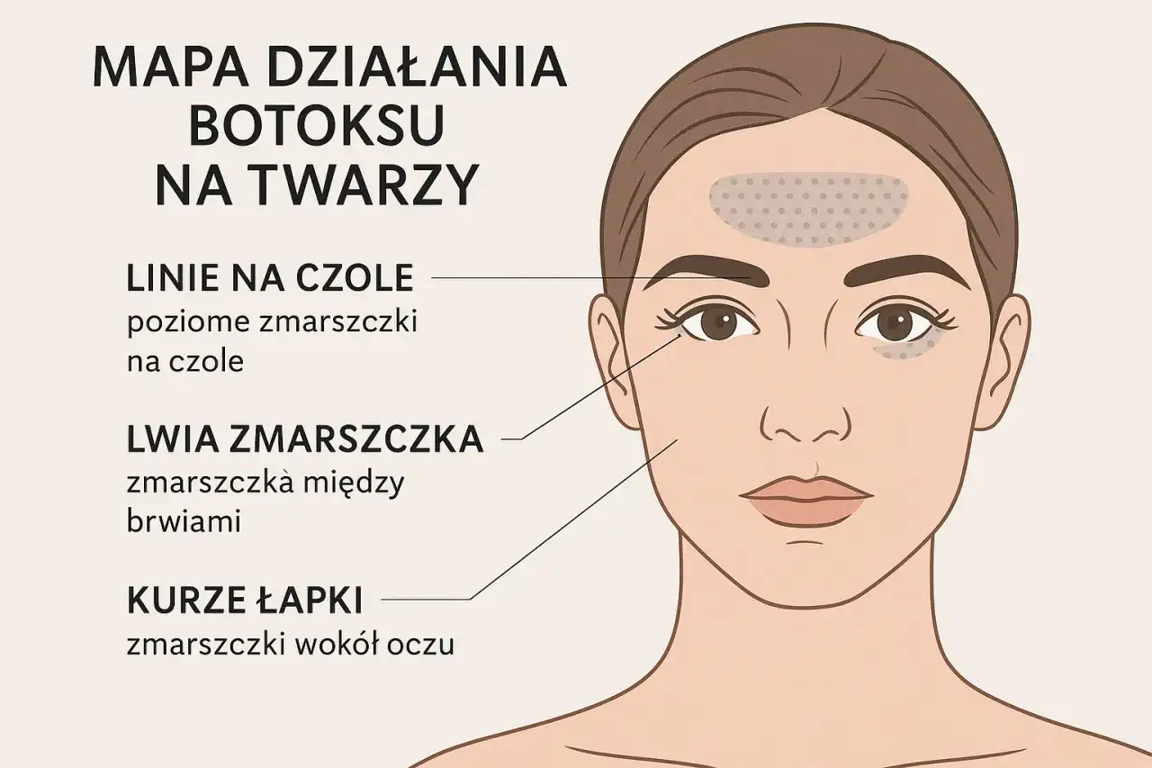 Botoks - gdzie działa najlepiej i jak dobrać punkty?