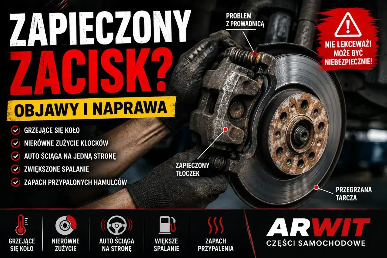 Mocowanie zacisku hamulcowego - objawy zużycia i dobór części