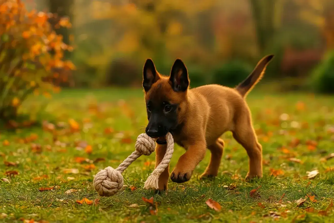 Bébé Malinois à 8 semaines - les bases pour bien démarrer