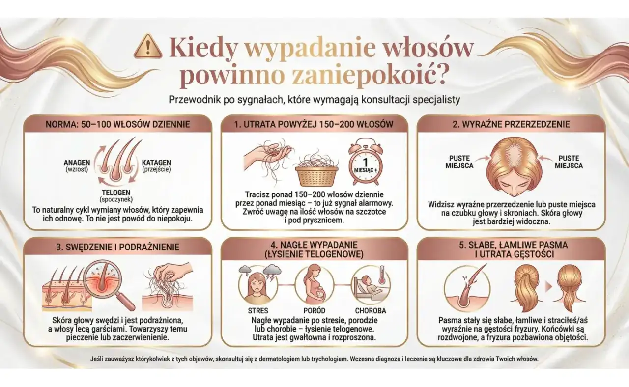 Nadmierne wypadanie włosów - Przyczyny, badania i skuteczne sposoby