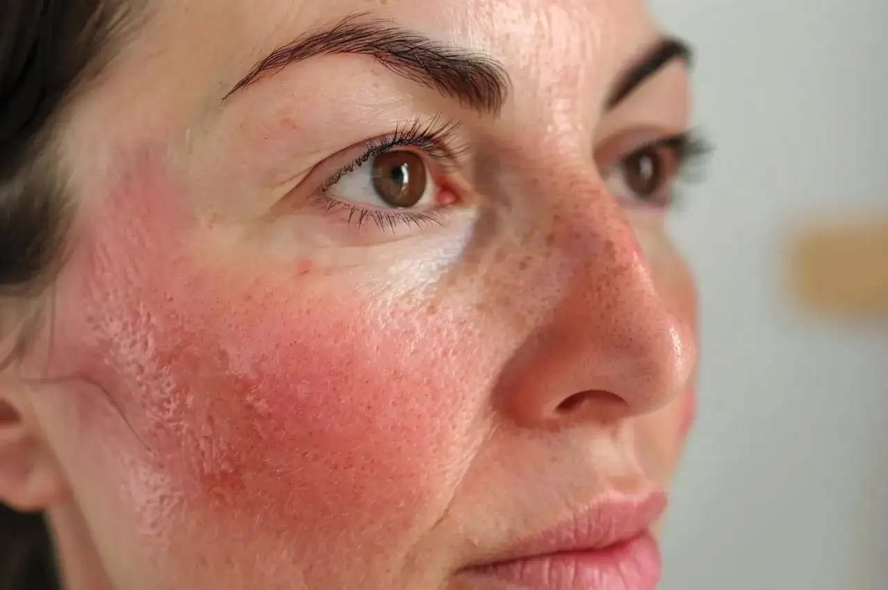 Zaczerwienienie twarzy - kiedy to rumień, a kiedy sygnał choroby?