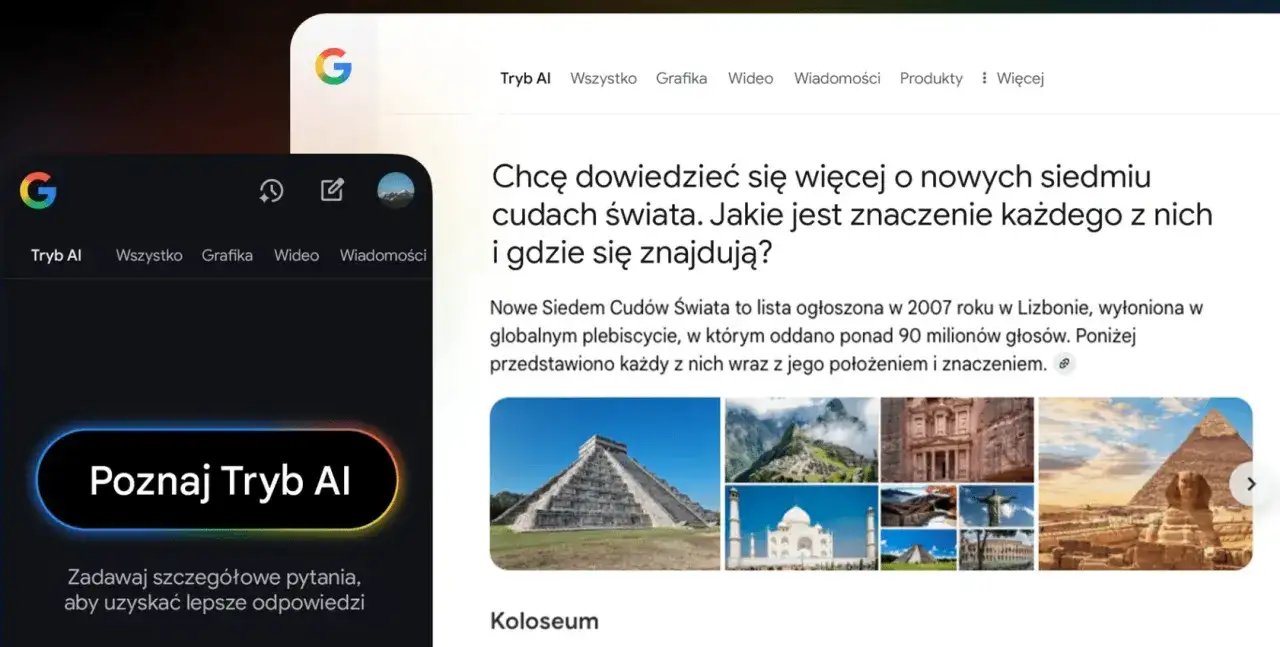 Tryb AI w Google na laptopie - Jak działa i kiedy warto?