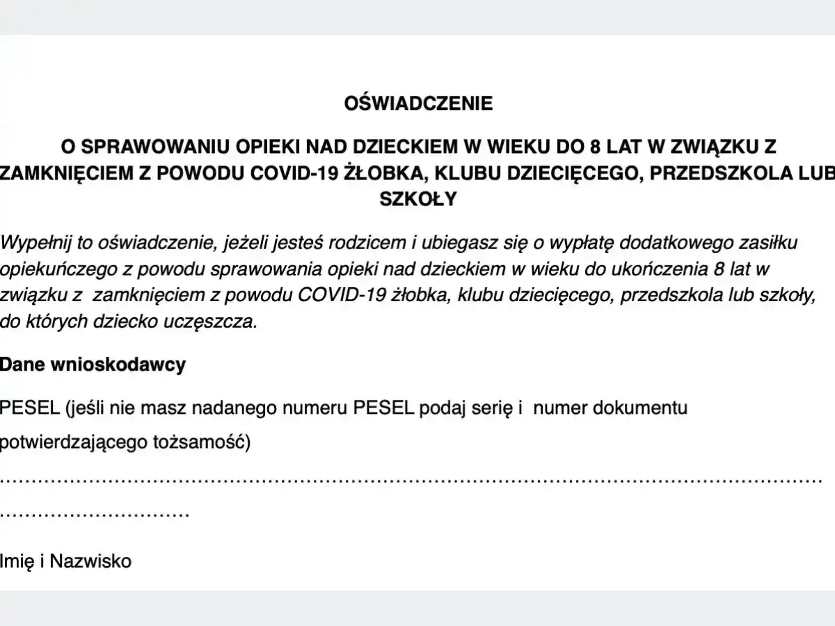 Zasiłek opiekuńczy - jak nie stracić dni? Limity i zasady