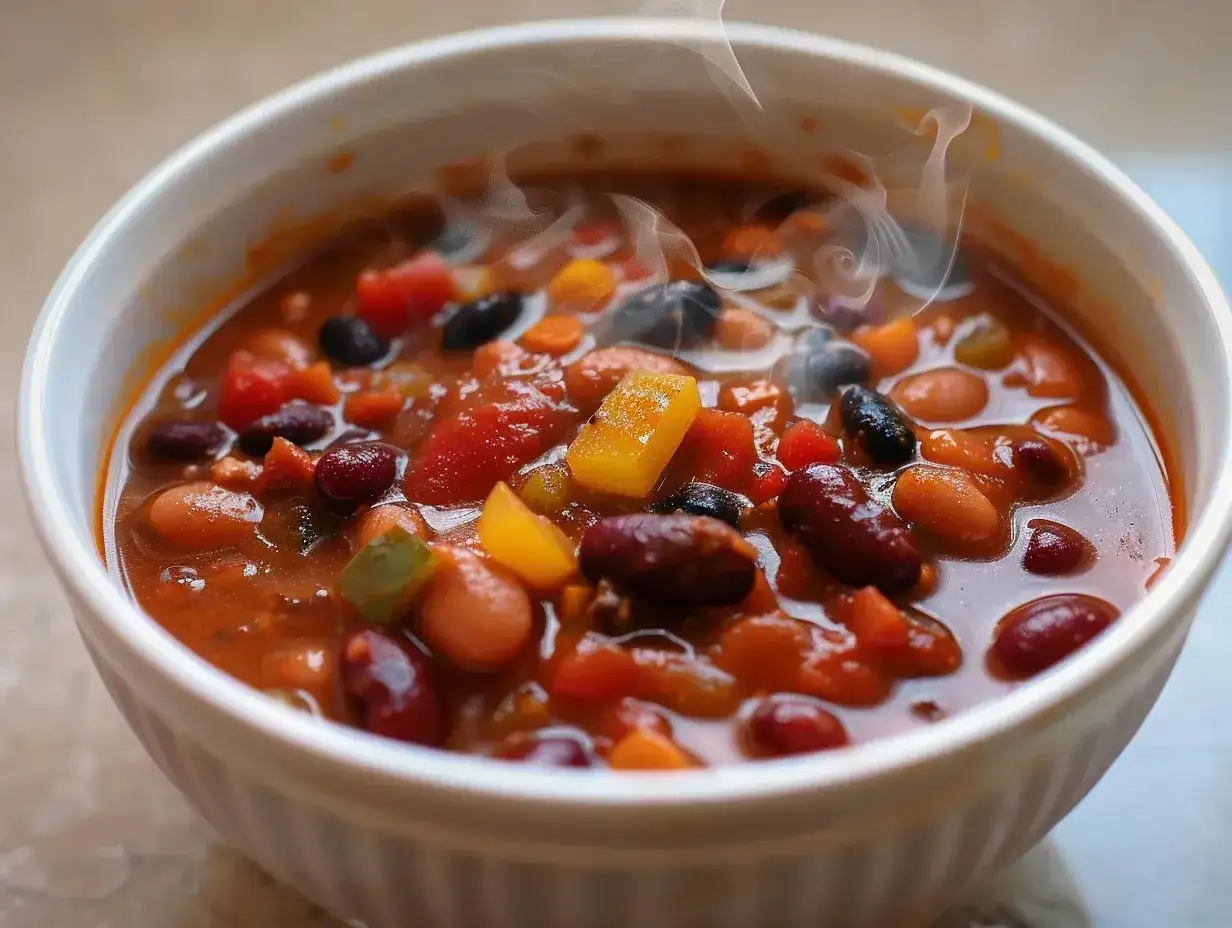 Chili sin carne som blir mustig, mättande och krämig