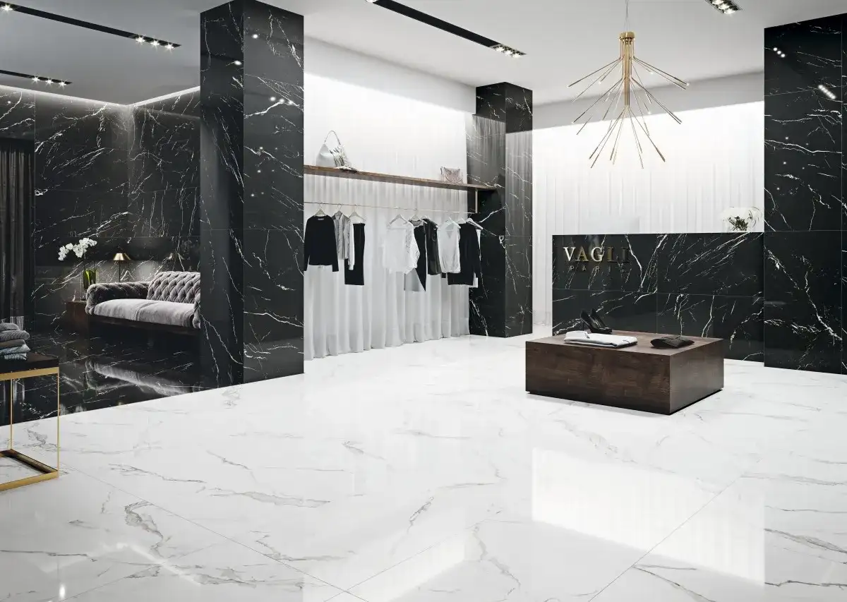 Nero Marquina - Jak ujarzmić czarny marmur we wnętrzu?