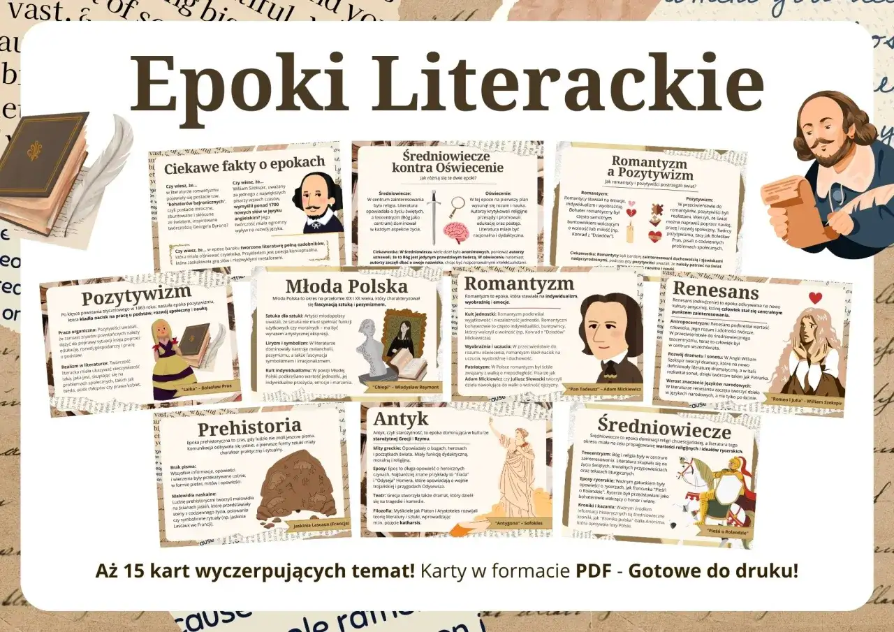 Epoki literackie - Jak je rozumieć i wykorzystać na maturze?