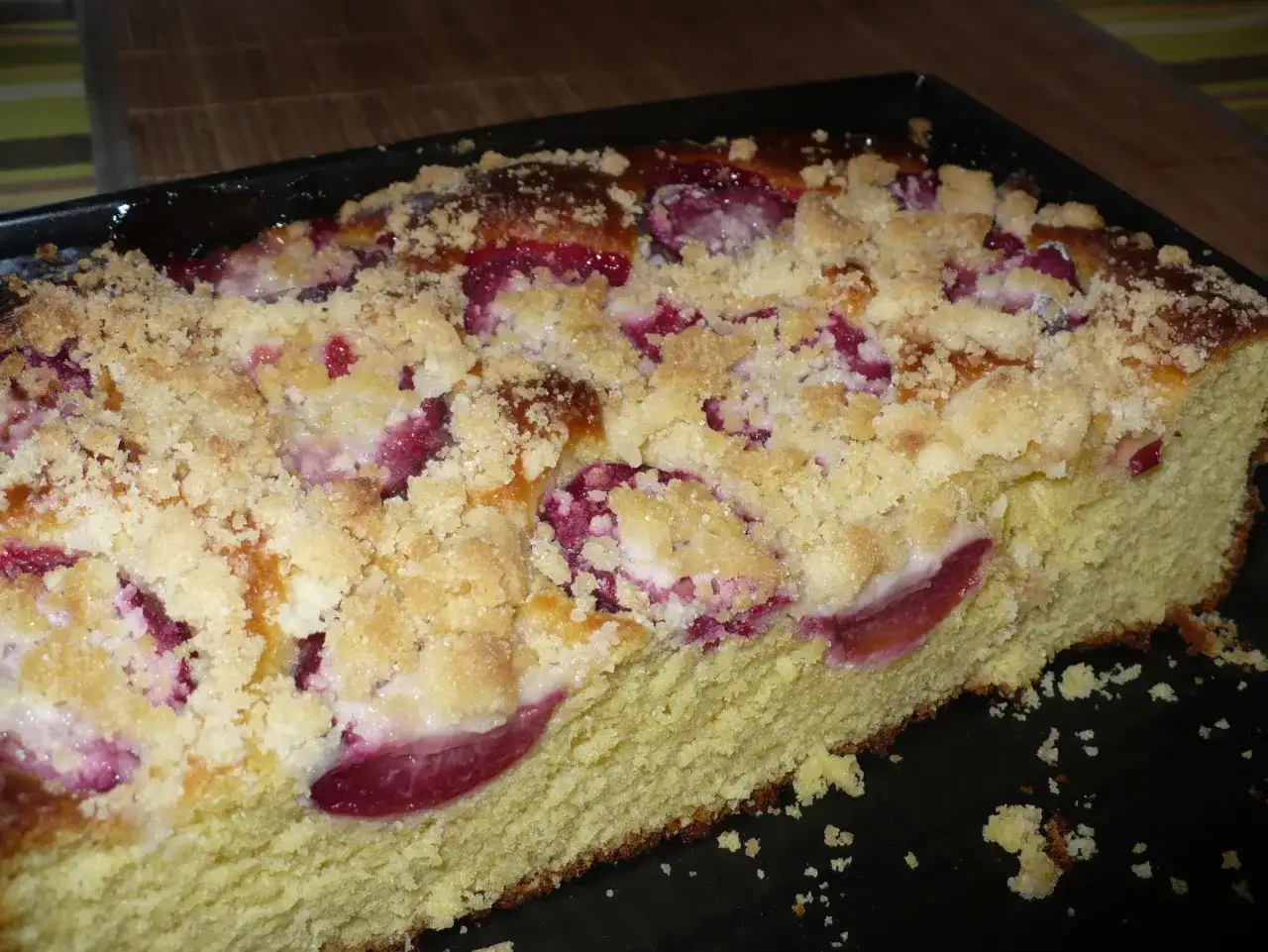Ciasto drożdżowe ze śliwkami i kruszonką - idealne!