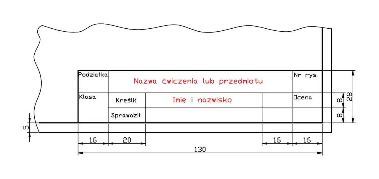 Tabliczka rysunkowa - co powinna zawierać i dlaczego ma znaczenie