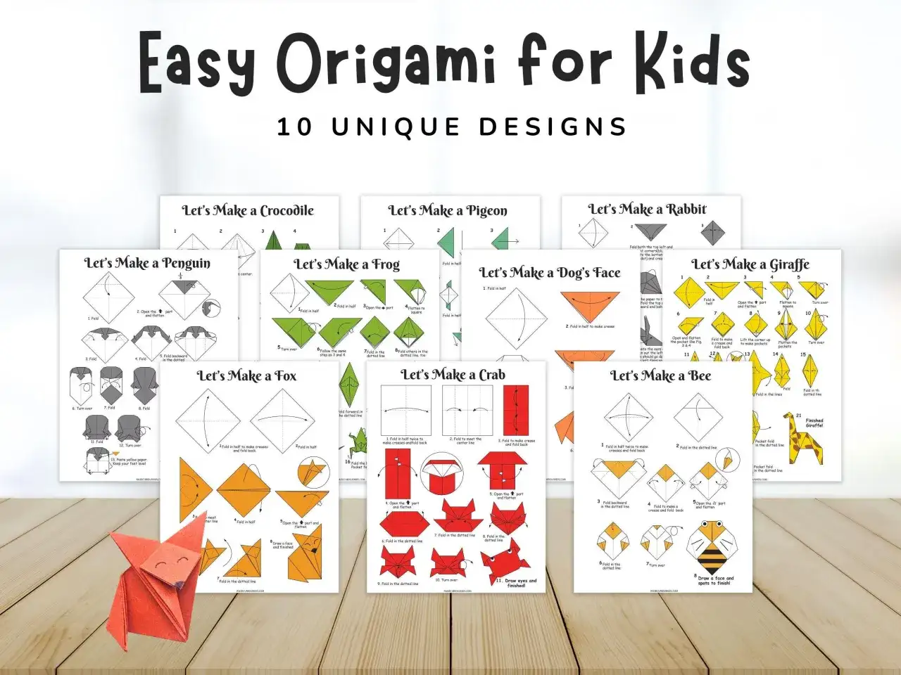 Proste origami dla dzieci - 4 wzory, które zawsze wychodzą