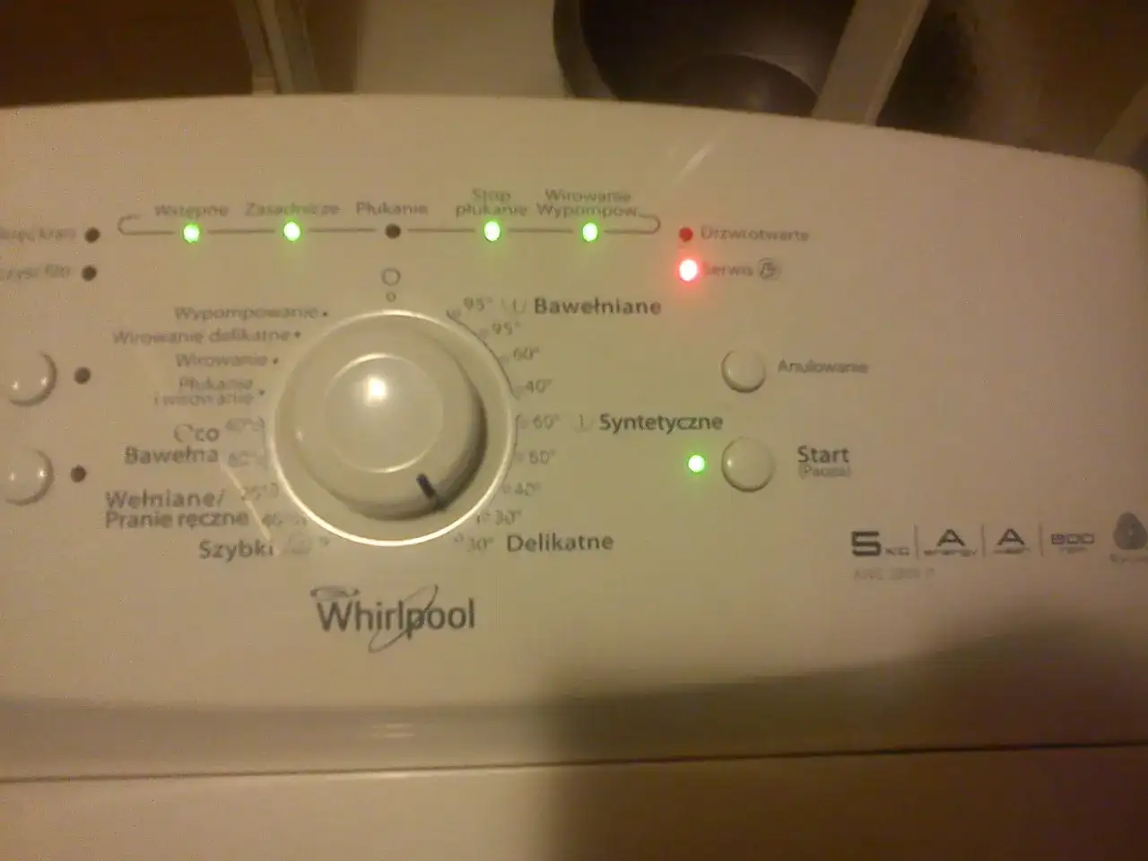 Symbole na pralce Whirlpool - Rozszyfruj panel, pierz bez błędów