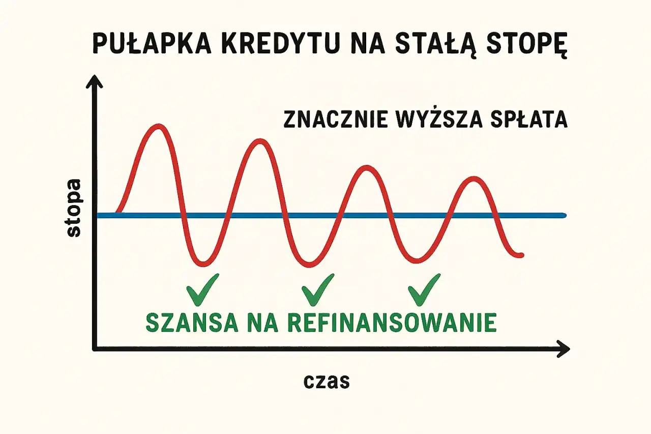 Stała stopa kredytu hipotecznego: stabilność rat czy pułapka?