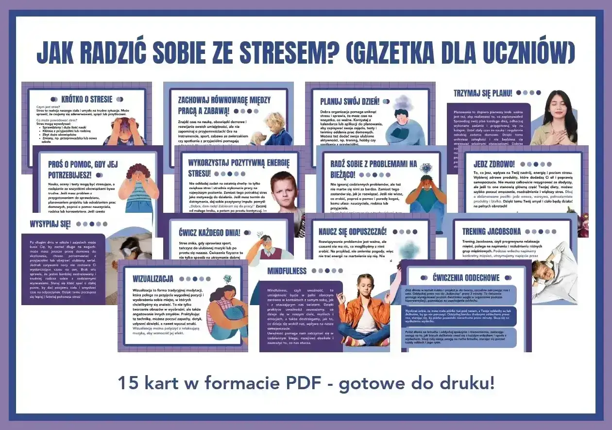 Ciekawe ćwiczenia psychologiczne na stres i gonitwę myśli