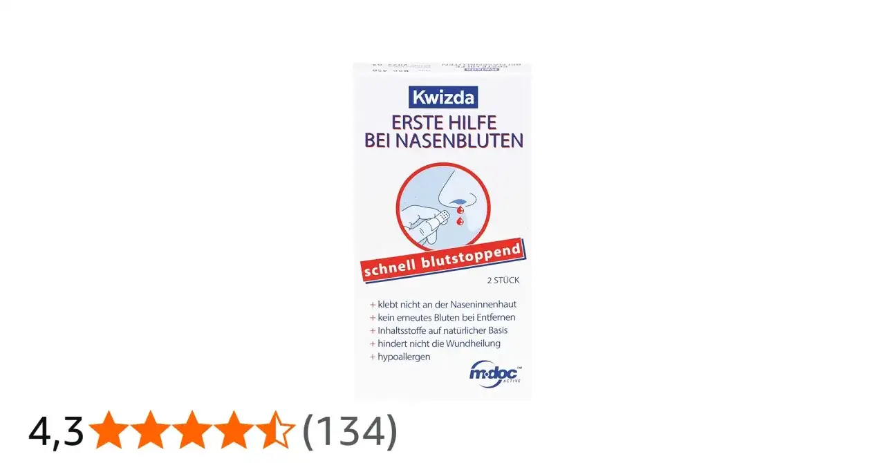 Nasenbluten stoppen - Erste Hilfe, die wirklich hilft