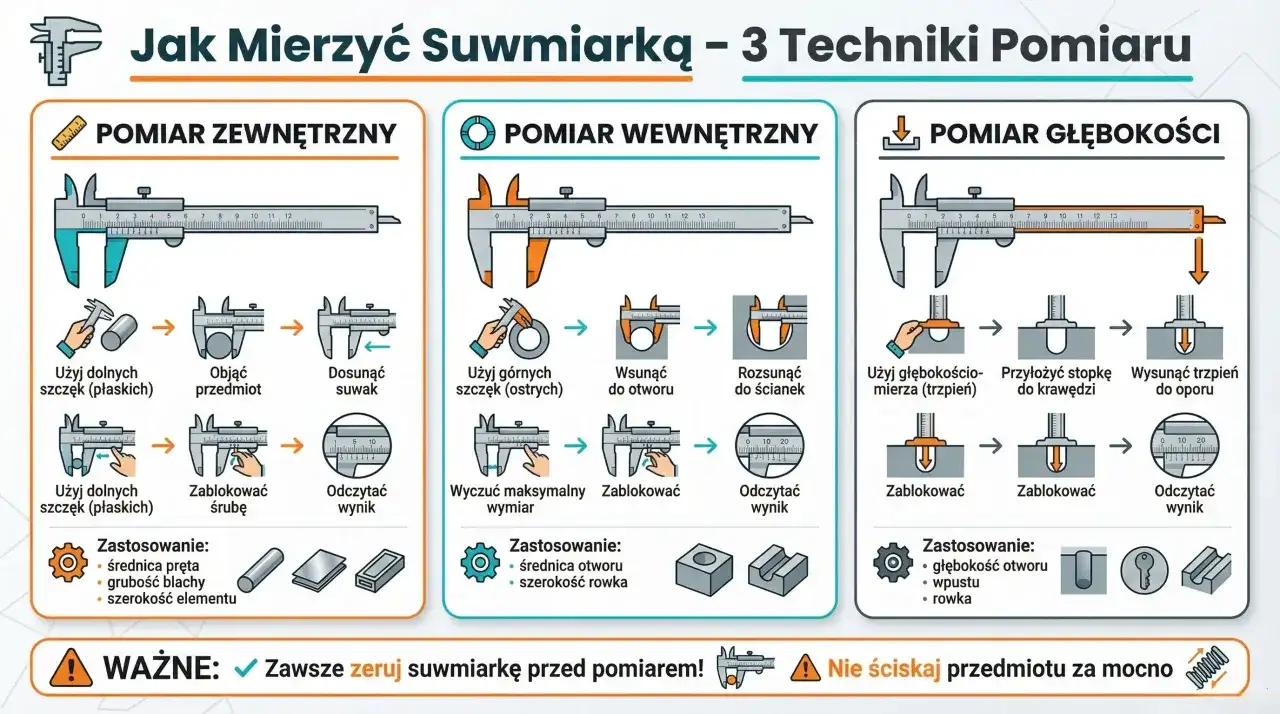 Jak mierzyć suwmiarką? Precyzyjny poradnik bez błędów!