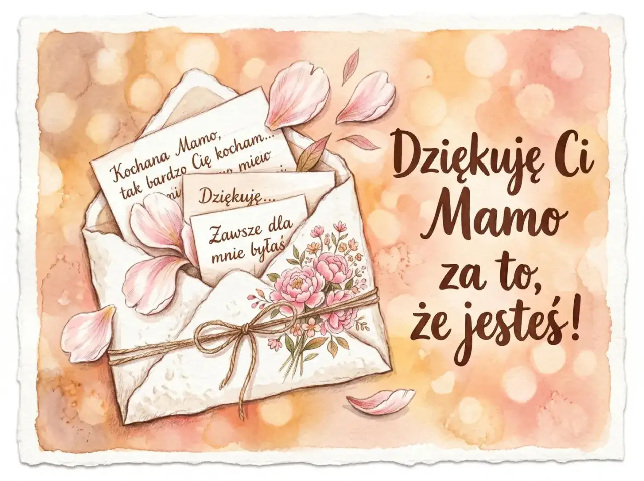 Kartka na Dzień Mamy - Jak napisać życzenia, które wzruszą?