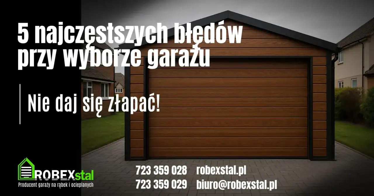 Garaż przed domem - czy warto? Analiza, koszty i błędy