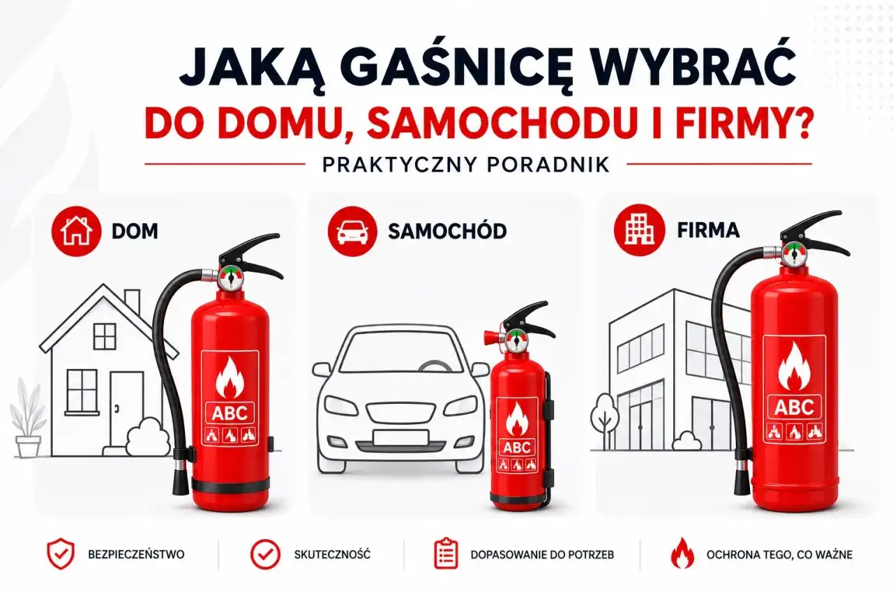 Jak dobrać gaśnicę do domu, kuchni i biura?