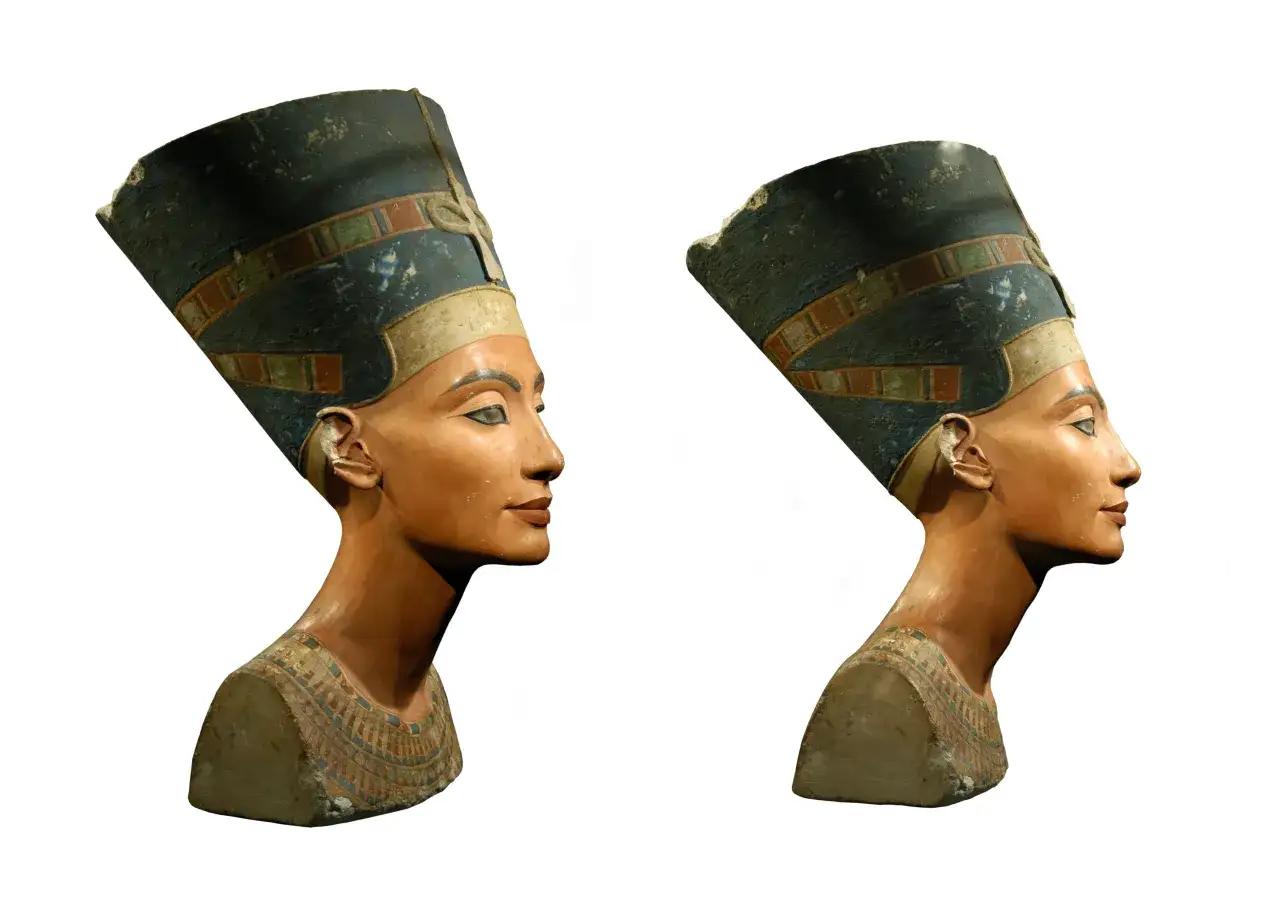 Wygląd Nefertiti - co naprawdę pokazuje słynne popiersie?