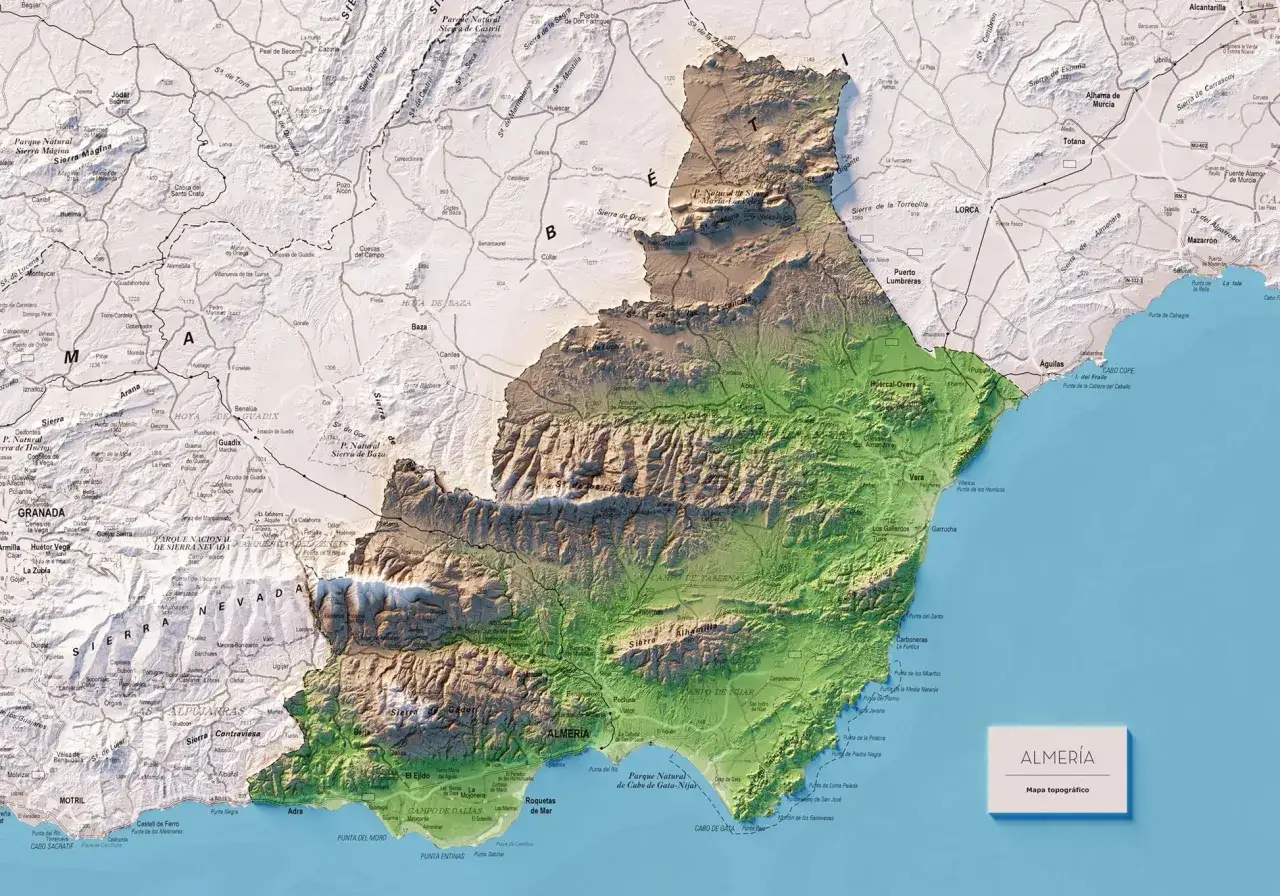 ¿Cuál es la altitud de Almería? Datos por zonas y sierras